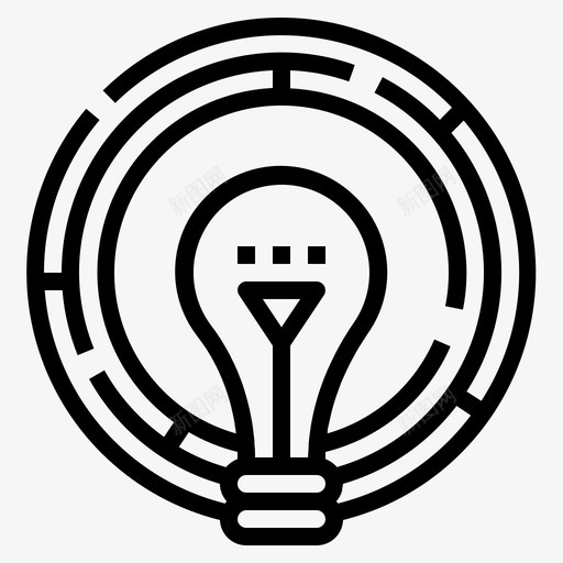 批判性思维创造性想法图标svg_新图网 https://ixintu.com 创造性 想法 批判性思维 生活技能 解决方案