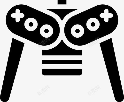 虚拟男孩控制器现实虚拟现实图标svg_新图网 https://ixintu.com 现实 虚拟现实 虚拟现实实体 虚拟男孩控制器