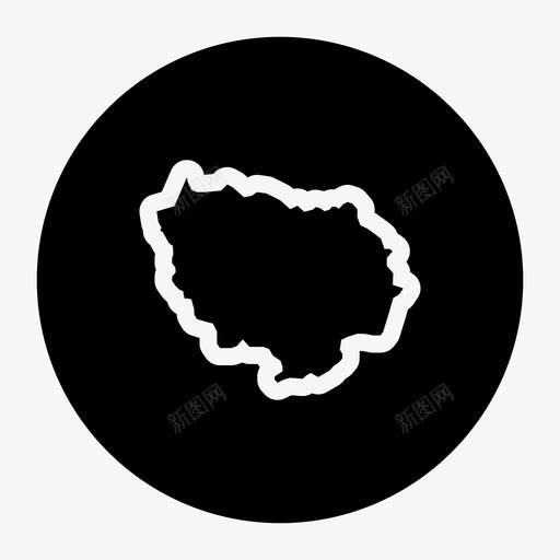 法国地区地图法国法兰西岛图标svg_新图网 https://ixintu.com 巴黎 法兰西岛 法国 法国地区地图
