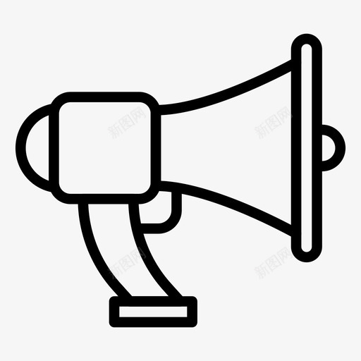 新年庆典巨响扬声器音量1图标svg_新图网 https://ixintu.com 巨响扬声器 新年庆典 音量1
