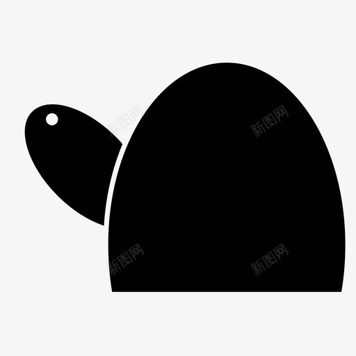 龟动物爬行动物图标svg_新图网 https://ixintu.com 动物 慢 爬行动物 龟