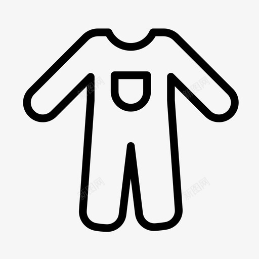 童装时装图标svg_新图网 https://ixintu.com 时装 童装