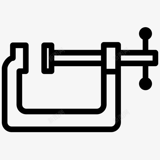 g线夹c线夹系列16图标svg_新图网 https://ixintu.com c线夹 g线夹 系列16