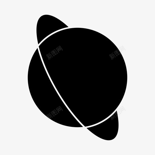 行星自然形状图标svg_新图网 https://ixintu.com 形状 自然 行星