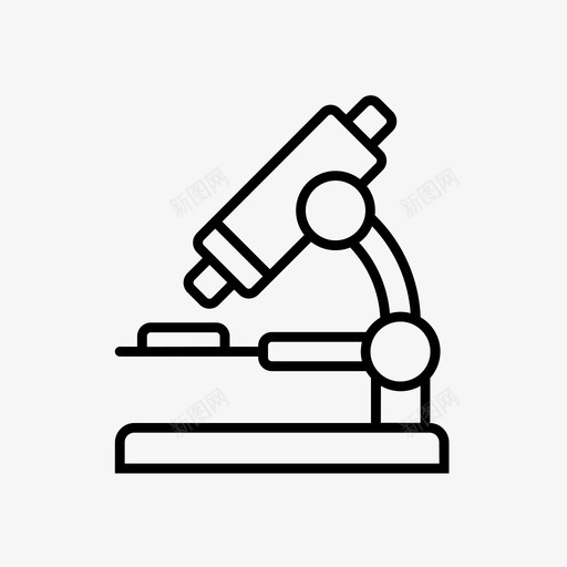 显微镜生物学细胞图标svg_新图网 https://ixintu.com 学校 显微镜 生物学 科学 细胞