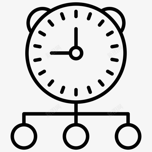 管理任务计划调度图标svg_新图网 https://ixintu.com 商业和财务 时间管理 管理任务 计划 调度