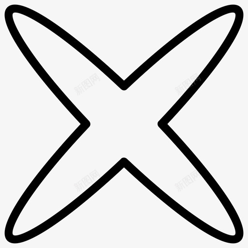 删除按钮关闭交叉图标svg_新图网 https://ixintu.com 交叉 关闭 删除按钮 控制 退出 错误