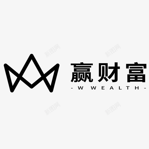 赢财富LOGOsvg_新图网 https://ixintu.com 赢财富LOGO