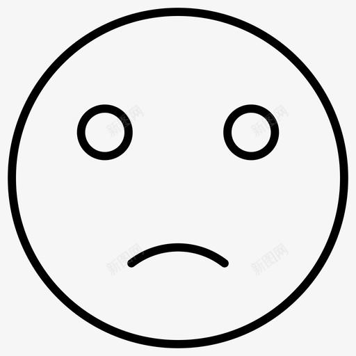 愤怒表情客户支持瘦图标svg_新图网 https://ixintu.com 客户支持瘦 愤怒表情