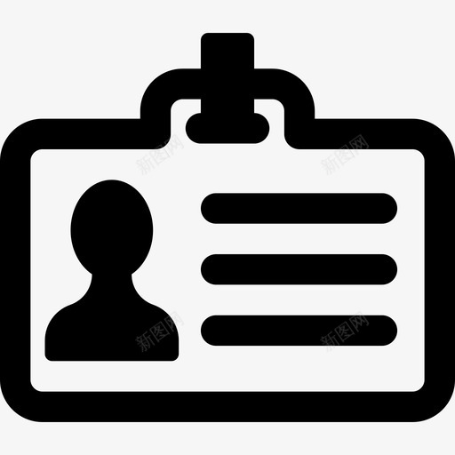 大身份证技术扩展用户界面图标svg_新图网 https://ixintu.com 大身份证 扩展用户界面 技术