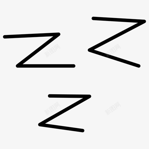 打鼾睡觉夜稀图标svg_新图网 https://ixintu.com 夜稀 打鼾 睡觉
