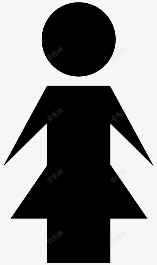 女人女孩使用者图标svg_新图网 https://ixintu.com 使用者 女人 女孩 实物