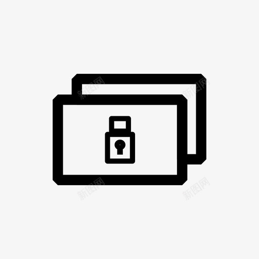 秘密匿名挂锁图标svg_新图网 https://ixintu.com 匿名 卧底 挂锁 私人 秘密
