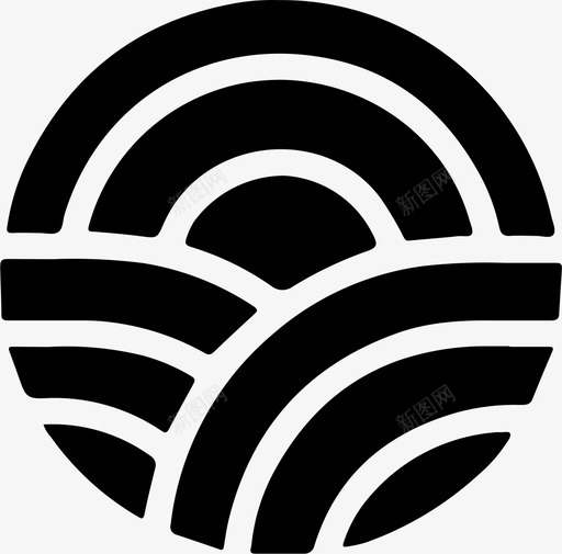 阳光田野果园图标svg_新图网 https://ixintu.com 果园 田野 阳光