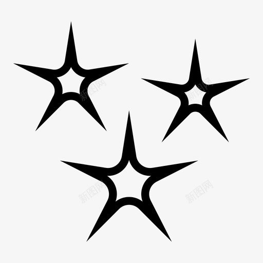 星星夜晚夜空图标svg_新图网 https://ixintu.com 夜晚 夜空 太空 星星 星空 流星