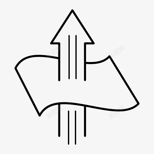 透气流动性能图标svg_新图网 https://ixintu.com 性能 流动 纺织品 透气