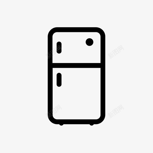 冰箱食物厨房图标svg_新图网 https://ixintu.com 冰箱 厨房 食物