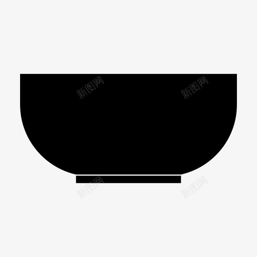 碗烹饪吃图标svg_新图网 https://ixintu.com 厨房 厨房用具 吃 烹饪 碗