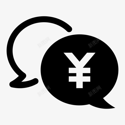 yen聊天邮件图标svg_新图网 https://ixintu.com yen 生意稳定 留言 聊天 邮件