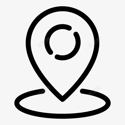 地图钉露营方向图标svg_新图网 https://ixintu.com 位置 地图钉 地点 方向 旅行 露营 露营物品