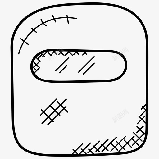 焊工头盔头盔防护面罩图标svg_新图网 https://ixintu.com 头盔 工业涂鸦图标 焊工头盔 焊接面罩 防护面罩