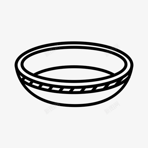 盘子碗设备图标svg_新图网 https://ixintu.com 厨房 厨房设备 盘子 碗 设备 食物