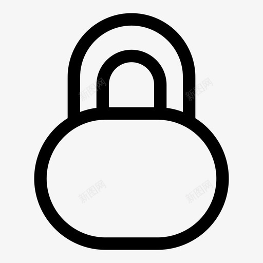 壶铃健身健身房图标svg_新图网 https://ixintu.com 体重 健身 健身房 壶铃 运动