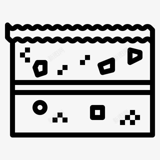 布朗尼面包店蛋糕图标svg_新图网 https://ixintu.com 巧克力 布朗尼 甜品 甜品和甜点 蛋糕 面包店