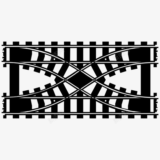 双渡线l轨乐高列车图标svg_新图网 https://ixintu.com l轨 乐高列车 乐高列车轨道套件 双渡线 模型列车 铁路