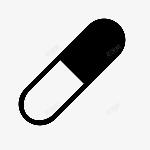 药品胶囊医药图标svg_新图网 https://ixintu.com 医药 胶囊 药丸 药品 药房