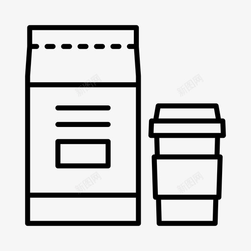咖啡袋咖啡师咖啡馆图标svg_新图网 https://ixintu.com 咖啡师 咖啡袋 咖啡馆 饮料