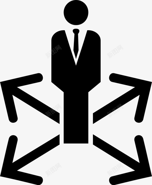 决策商业策略选择图标svg_新图网 https://ixintu.com 决策 商业策略 选择