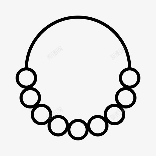 采购产品珍珠项链珍珠项链配件图标svg_新图网 https://ixintu.com 珍珠项链 珠宝 配件 采购产品珍珠项链 钻石