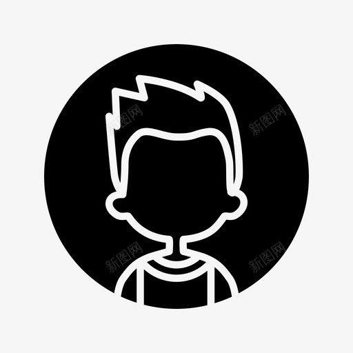 帅哥头像身份图标svg_新图网 https://ixintu.com 个人资料 图片 头像 帅哥 照片 身份