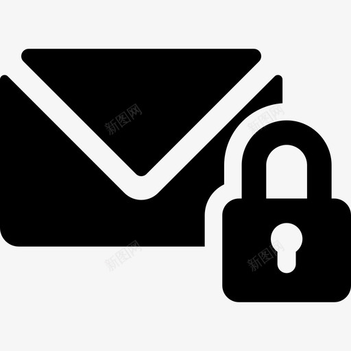 邮件锁定界面扩展用户界面图标svg_新图网 https://ixintu.com 扩展用户界面 界面 邮件锁定