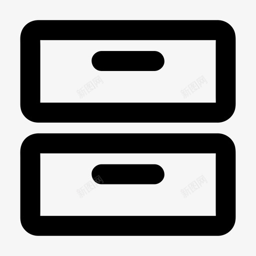 抽屉文件文件夹图标svg_新图网 https://ixintu.com 家具 抽屉 文件 文件夹 架子