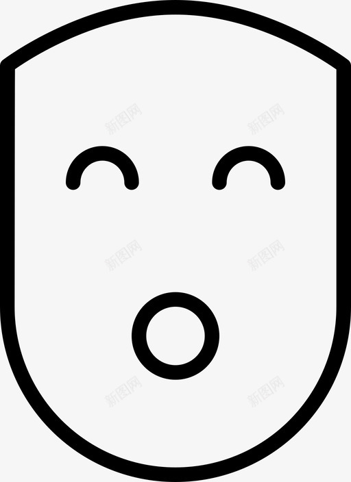 表情无聊情绪化图标svg_新图网 https://ixintu.com 人性化 困倦 情绪化 打哈欠 无聊 表情 表情表情淡薄