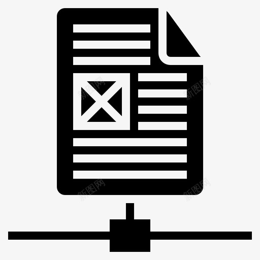 文件共享数据传输网络文档图标svg_新图网 https://ixintu.com 共享文件 数据传输 文件共享 网络共享 网络文件 网络文档