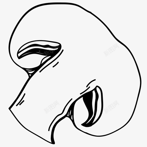 蘑菇菌类手绘图标svg_新图网 https://ixintu.com 手绘 浇头 素食 菌类 蘑菇