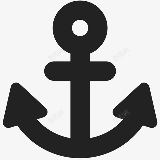 锚电枢镇流器图标svg_新图网 https://ixintu.com 电枢 锚 镇流器
