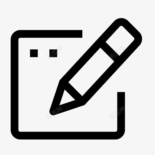 变更记录svg_新图网 https://ixintu.com 变更记录 线性 单色 方正