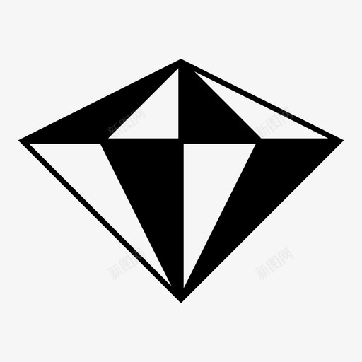 钻石辉煌宝石图标svg_新图网 https://ixintu.com 典范 宝石 辉煌 钻石