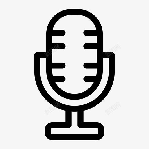 录音话筒数码媒体图标svg_新图网 https://ixintu.com 媒体 媒体媒体 录音话筒 数码 语音
