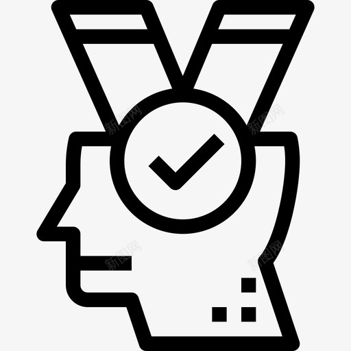 成就头脑使命图标svg_新图网 https://ixintu.com 使命 头脑 思考 思考和想法 成就