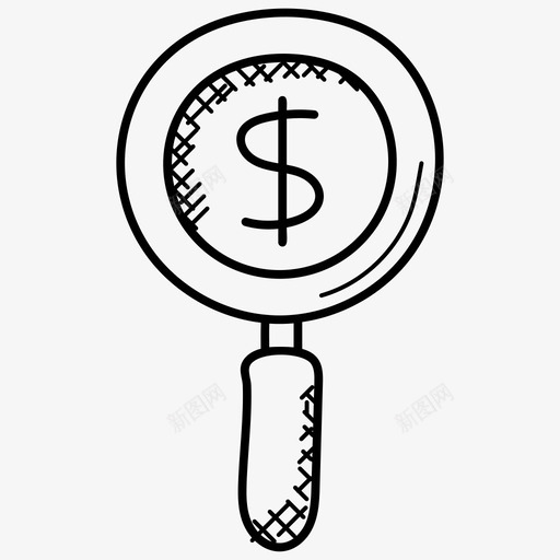 财务分析商业分析商业调查图标svg_新图网 https://ixintu.com 商业分析 商业调查 投资计划 财务分析 财务调查 购物涂鸦图标