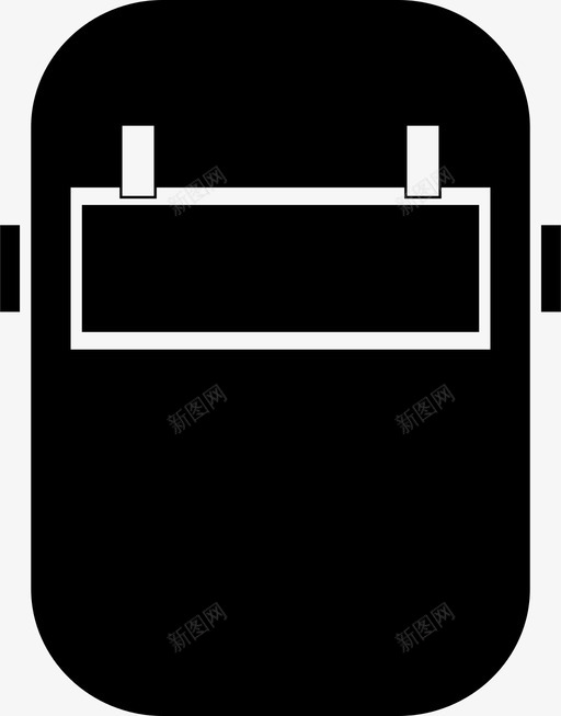 面罩焊工服装眼罩图标svg_新图网 https://ixintu.com 服装 眼罩 面罩焊工