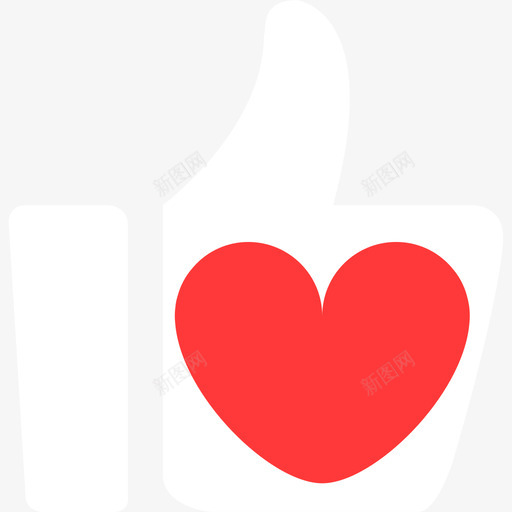 点赞桃心svg_新图网 https://ixintu.com 点赞桃心