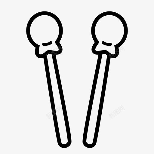 贝多格棍鸡腿伊斯兰教图标svg_新图网 https://ixintu.com 伊斯兰教 斋月 穆斯林 贝多格棍 鸡腿