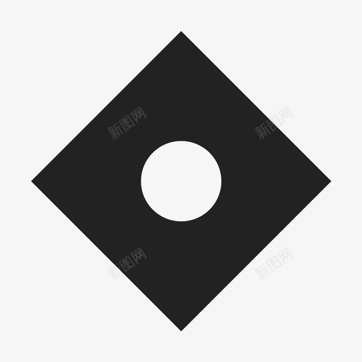 菱形形状几何形状图标svg_新图网 https://ixintu.com 几何形状 形状 菱形