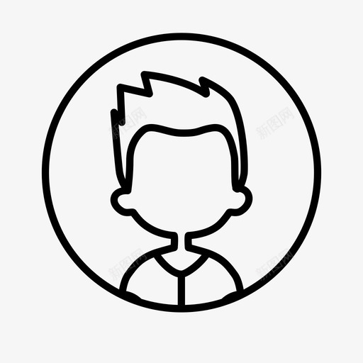 酷男头像男图标svg_新图网 https://ixintu.com 个人资料 头像 照片 男 酷男